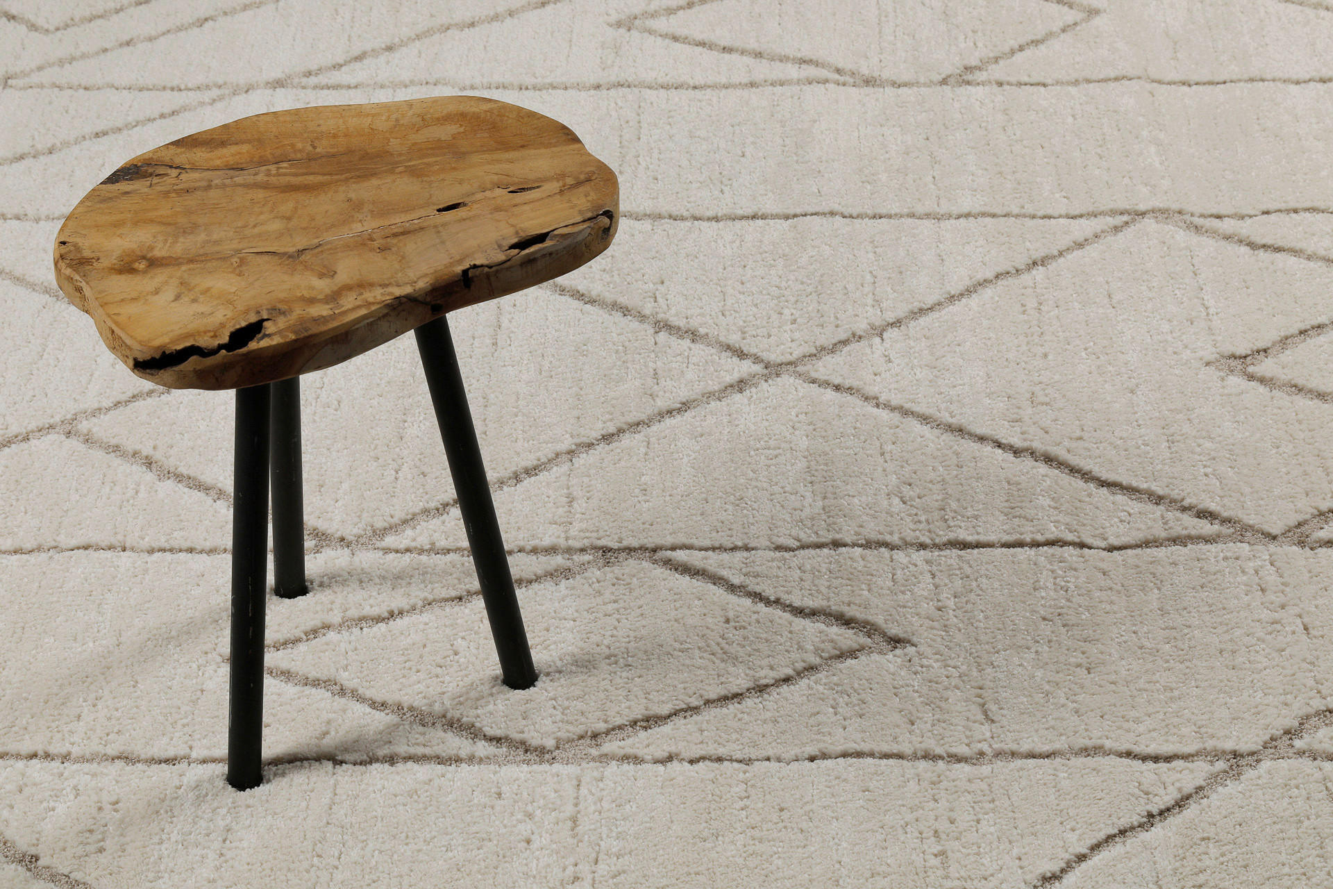 WEBTEPPICH 120/170 cm Pelle Beige  - Beige, Design, Textil (120/170cm) - WECON HOME