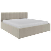 POLSTERBETT 180/200 cm  in Beige  - beige/noir, Design, textile/matière synthétique (180/200cm) - Stylife
