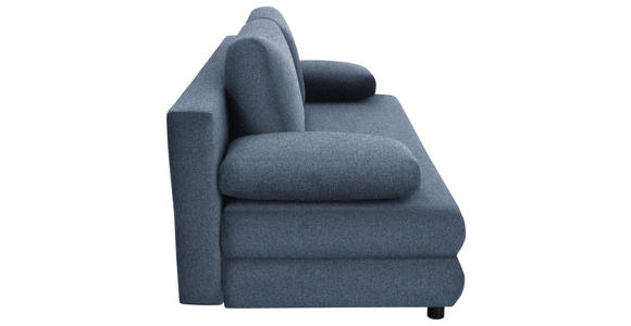 SCHLAFSOFA Taras  mit Stoffauswahl Webstoff Blau  - Blau/Schwarz, Design, Kunststoff/Textil (197/77/81cm) - Xora