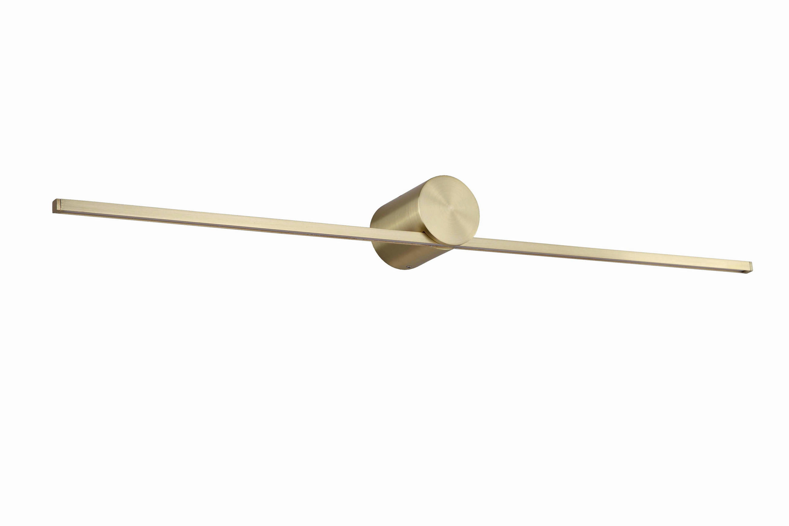 XXXLutz Wandleuchte Modern Slim Gold 60x5.5 cm