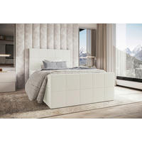 BOXBETT 100/200 cm  in Creme  - Creme, KONVENTIONELL, Kunststoff/Textil (100/200cm) - Boxxx