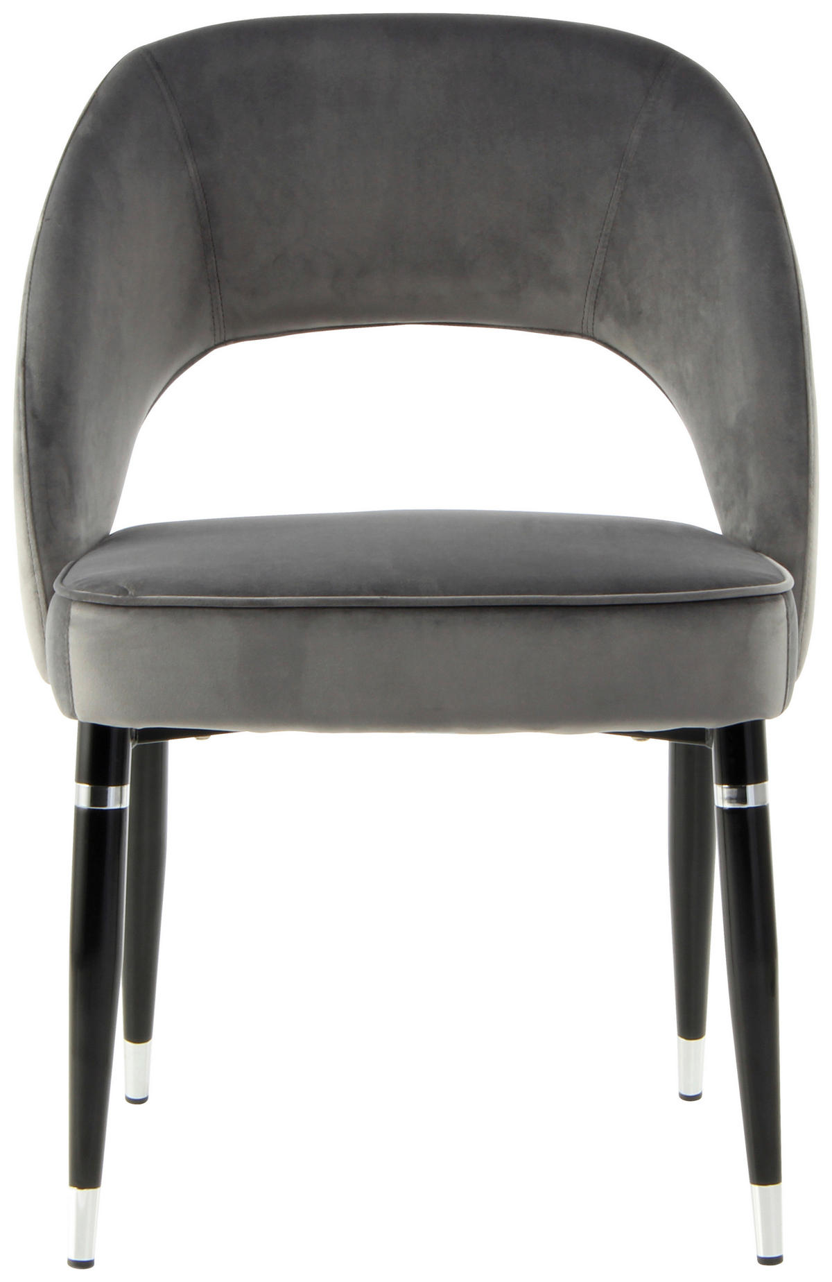 SADA STOLIČIEK 2 kus - čierna/sivá, Modern, kov/textil (58/83/56cm) - MID.YOU