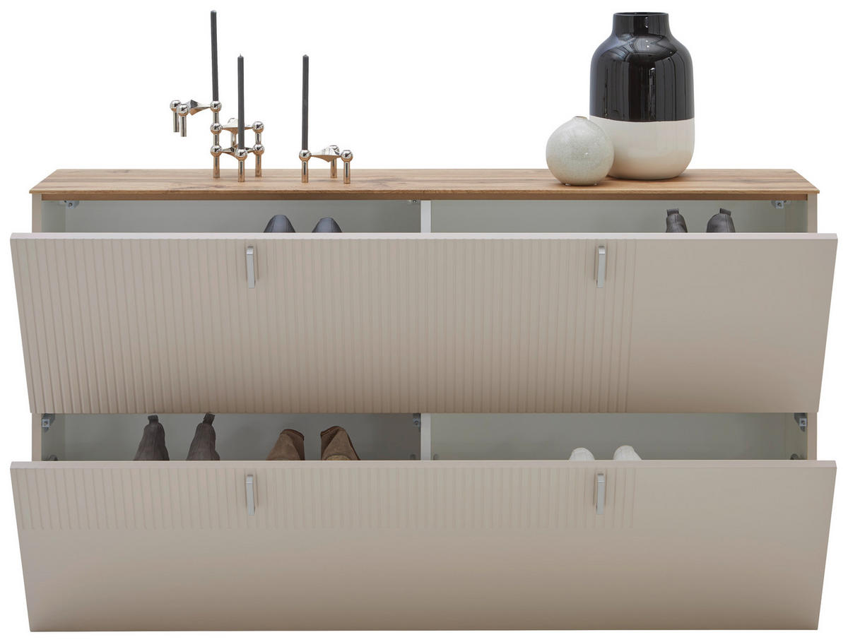GARDEROBE  in 180/192/28 cm  - Sandfarben/Eichefarben, Design, Holz/Holzwerkstoff (180/192/28cm) - Dieter Knoll