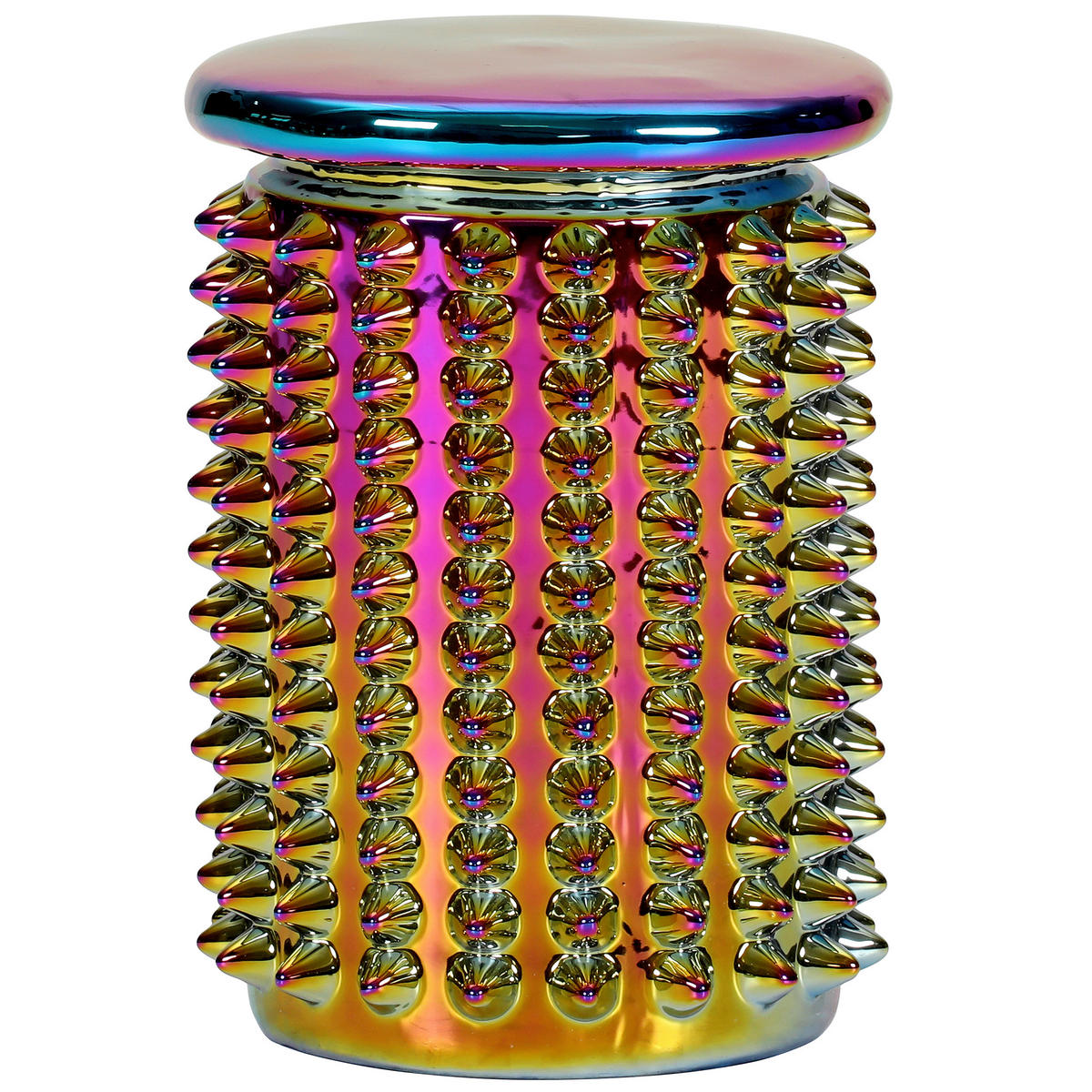 SIDOBORD i keramik 32/32/45 cm  - lila/pink, Design, keramik (32/32/45cm) - Landscape