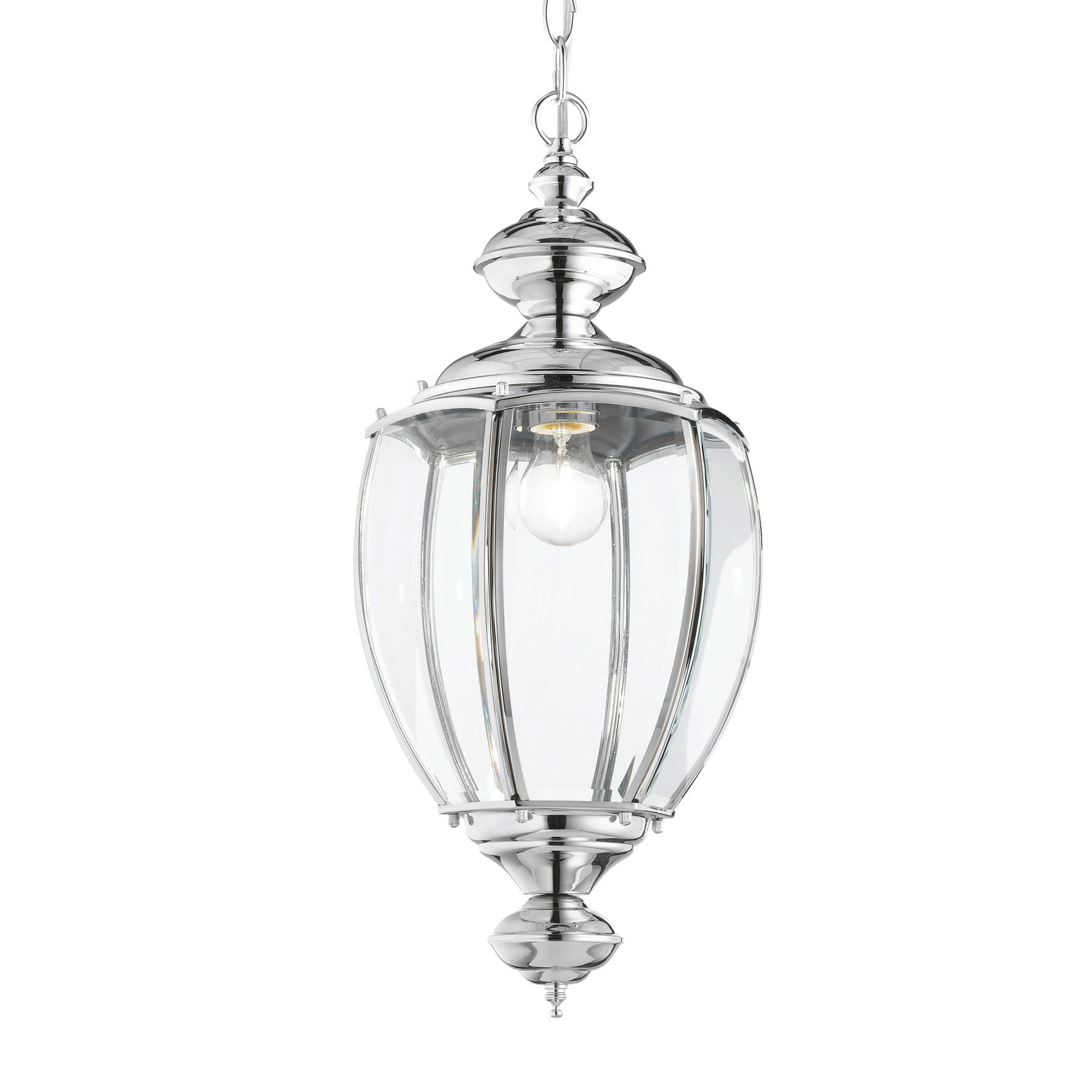 Ideal Lux Hängeleuchte Norma SP1 Cromo Chrom 78 cm