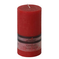 STUMPENKERZE 7,8/15 cm  - Rot, Basics (7,8/15cm)