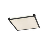 LED-PANEEL 45/45/7,1 cm  - Schwarz, Basics, Kunststoff/Metall (45/45/7,1cm)