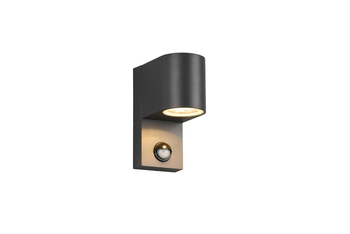 AUSSENWANDLEUCHTE - Anthrazit, Konventionell, Metall (7/7/15cm) - Trio Leuchten