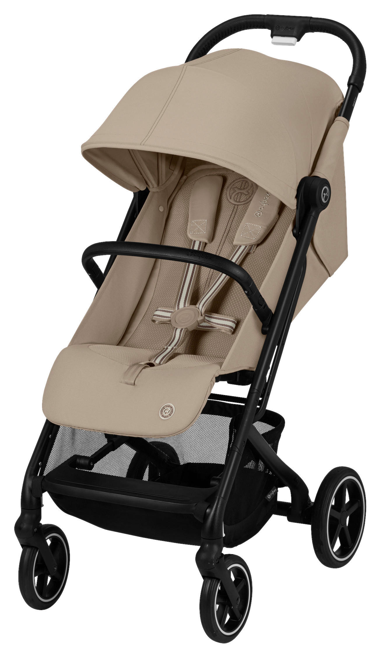 BUGGY Beezy  - Beige/Schwarz, Basics, Textil/Metall (29/65/10,1cm) - cybex GOLD