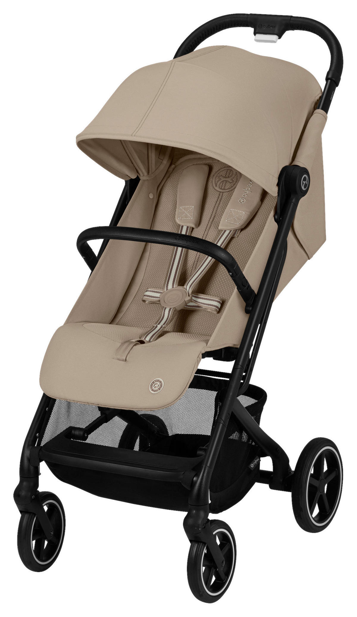 BUGGY Beezy  - Beige/Schwarz, Basics, Textil/Metall (29/65/10,1cm) - cybex GOLD