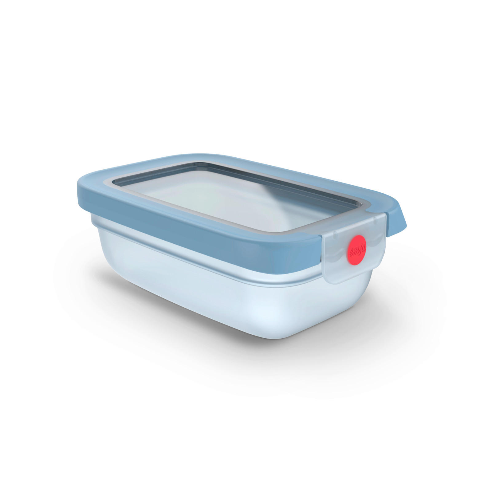 FRISCHHALTEDOSE One Click 0.5L L  - Hellblau, Basics, Kunststoff (17,49/11,71/6,15cm) - Emsa