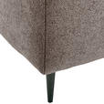 SCHLAFSOFA Flachgewebe Braun  - Schwarz/Braun, KONVENTIONELL, Textil/Metall (197/75/100cm) - Carryhome