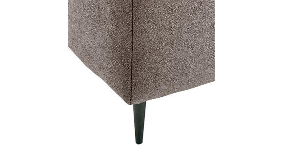 SCHLAFSOFA Flachgewebe Braun  - Schwarz/Braun, KONVENTIONELL, Textil/Metall (197/75/100cm) - Carryhome
