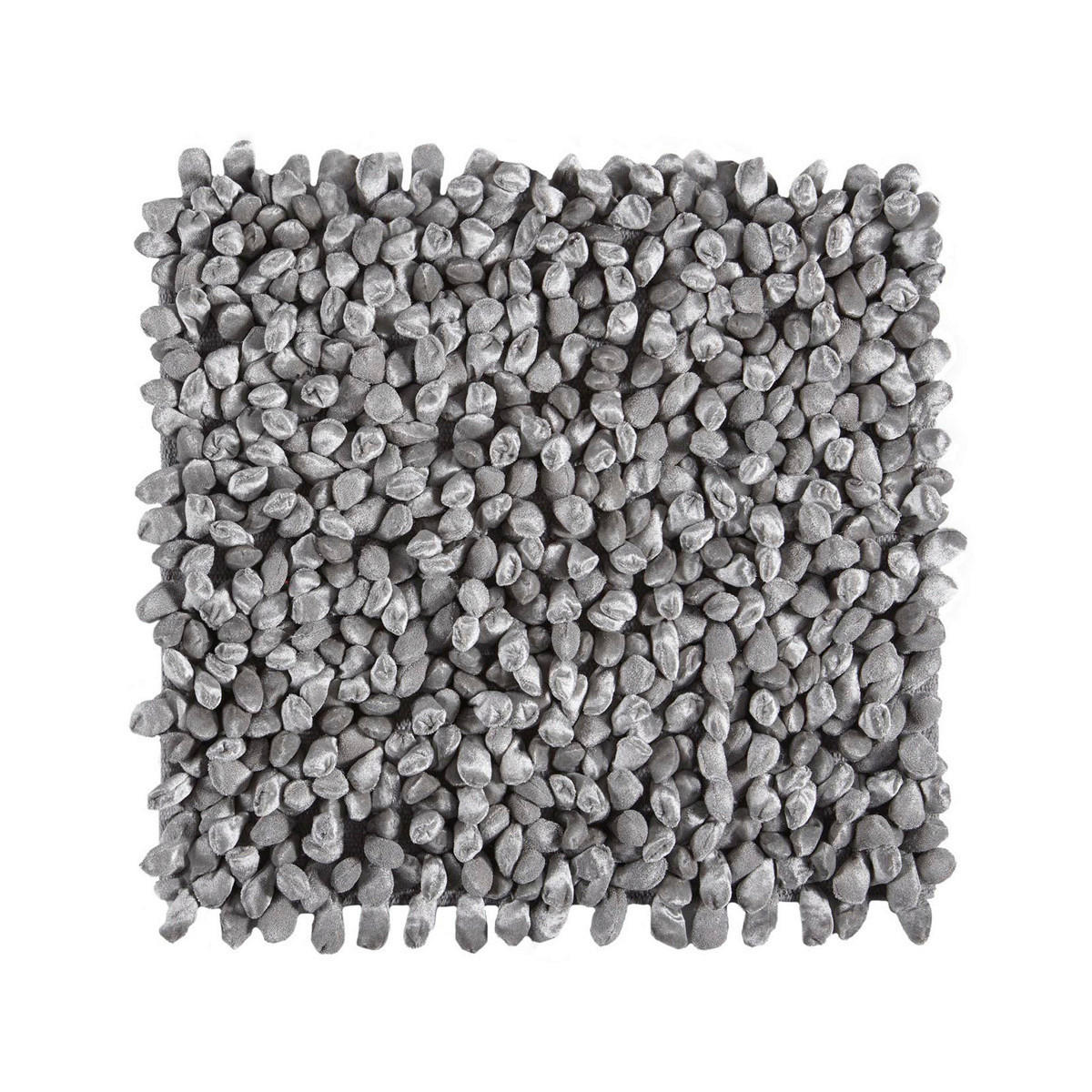 BADEMATTE Grau 60/60 cm  - Grau, Basics, Textil (60/60cm) - Aquanova