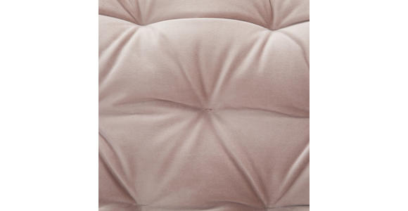 CHESTERFIELD-SOFA in Samt Rosa  - Schwarz/Rosa, Trend, Holz/Textil (150/78/84cm) - Ambia Home