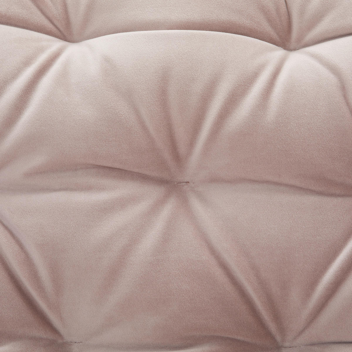 CHESTERFIELD-SOFA Rosa Samt  - Schwarz/Rosa, Trend, Holz/Textil (150/78/84cm) - Ambia Home