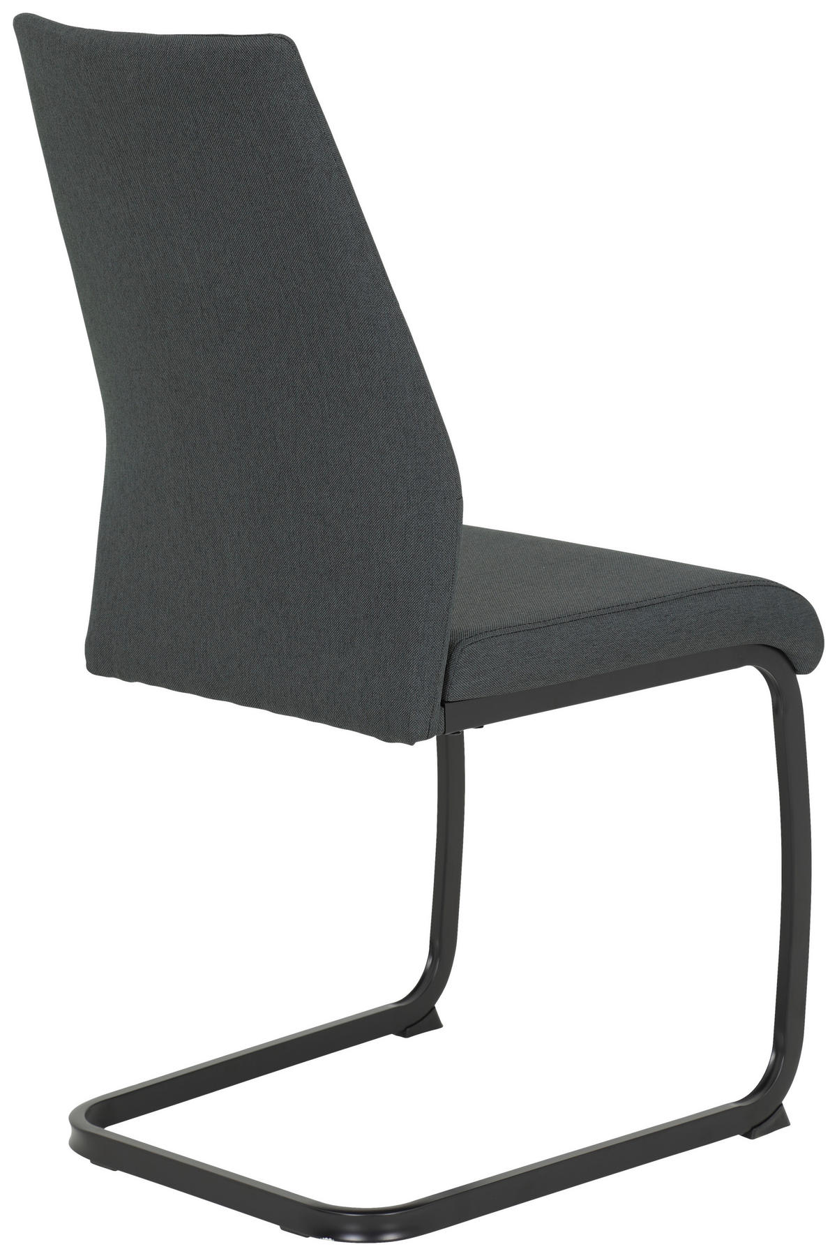 SCHWINGSTUHL  in Webstoff  - Anthrazit/Schwarz, Trend, Textil/Metall (43/93/59cm) - Carryhome