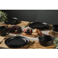 KOMBISERVICE Salerno 16-teilig  - Schwarz, Trend, Keramik - Novel