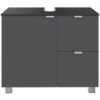 WASCHBECKENUNTERSCHRANK 70/53/35 cm  - Silberfarben/Alufarben, MODERN, Holzwerkstoff (70/53/35cm) - Held