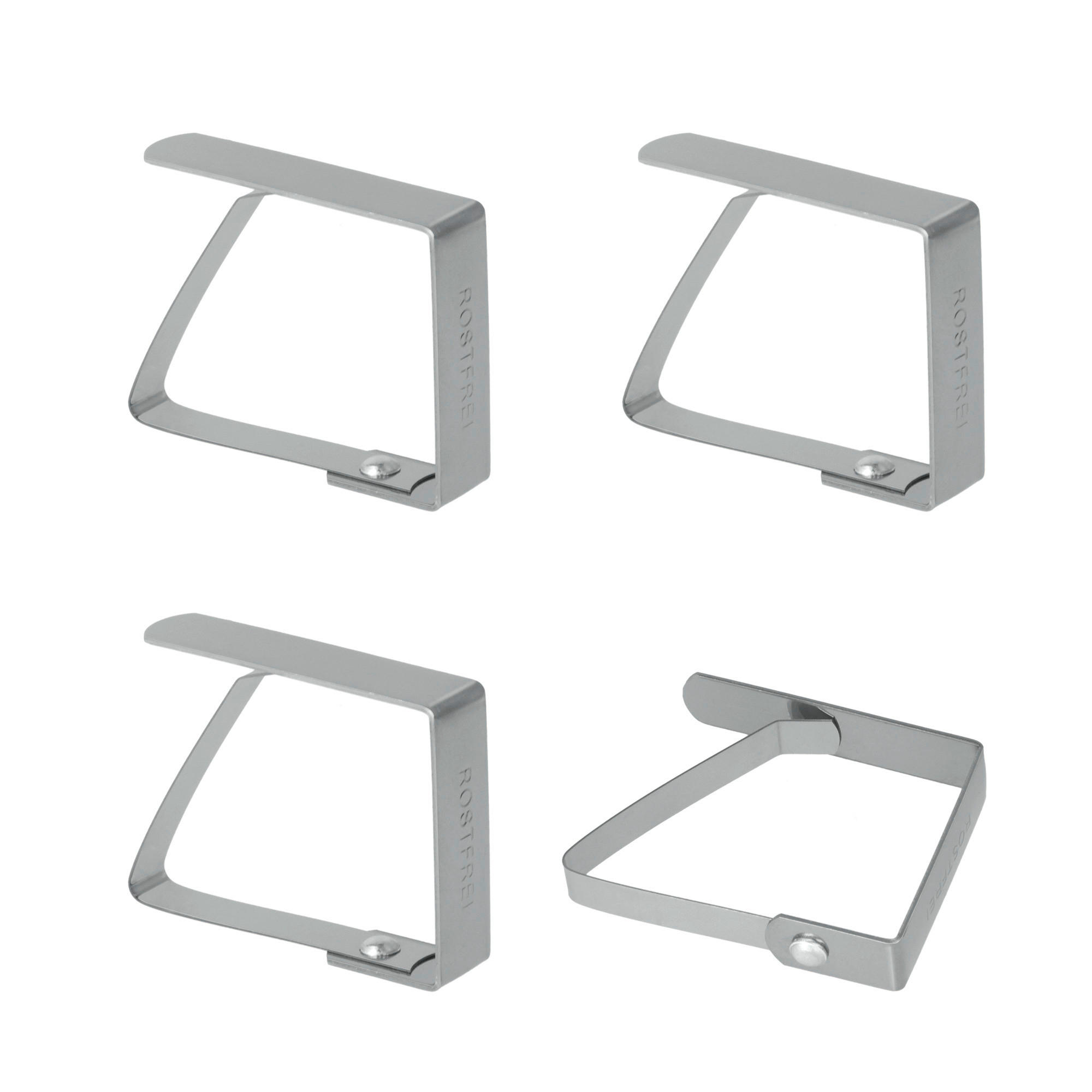 Tischtuchklammernset Maddy B/H/T: ca. 9,5/22,7/1,7 cm