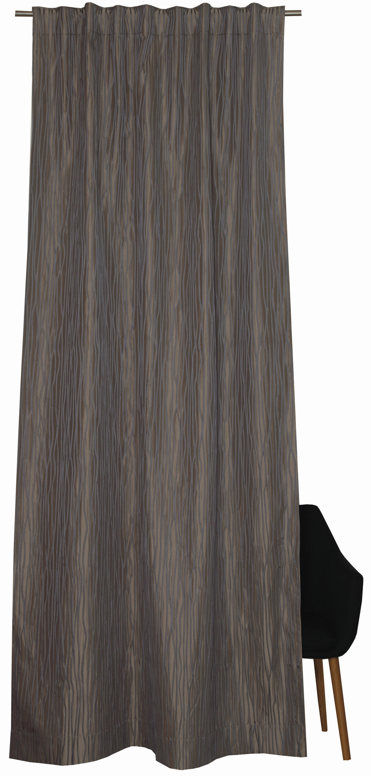 FERTIGVORHANG  blickdicht  130/250 cm   - Grau, Basics, Textil (130/250cm) - Schöner Wohnen