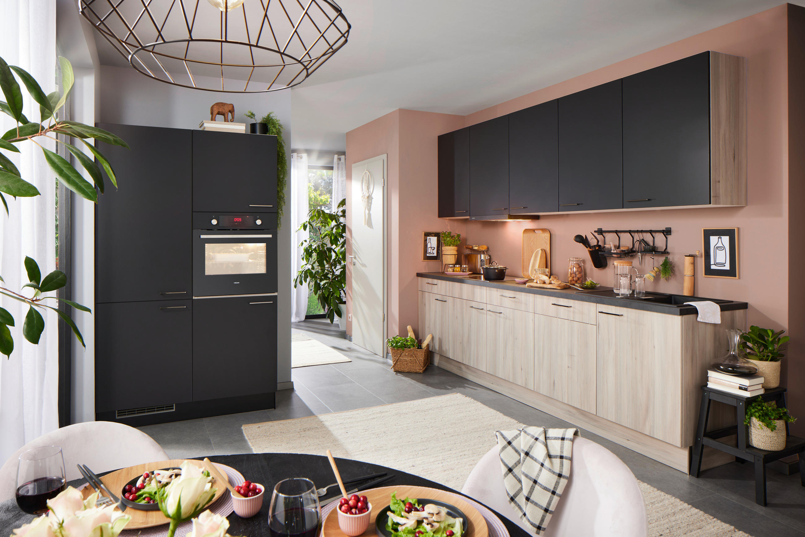 Xora Eckküche XO 21 Schwarz,