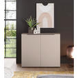 KOMMODE , 100/87/38 cm,  - Kaschmir/Schwarz, Design, Holzwerkstoff/Kunststoff (100/87/38cm) - Voleo