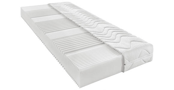 KOMFORTSCHAUMMATRATZE 90/200 cm - Weiß, Basics, Textil (90/200cm) - Sleeptex