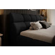 POLSTERBETT Schwarz 160/200 cm  - Schwarz, Design, Kunststoff/Textil (160/200cm) - Esposa