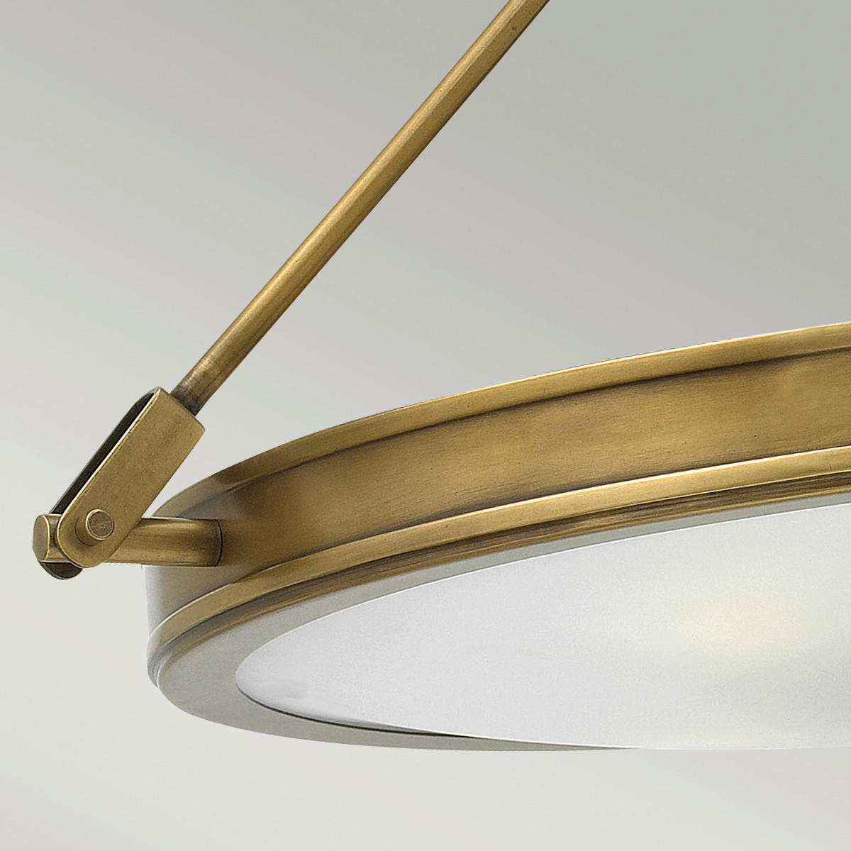 DECKENLEUCHTE  55.9/29.3 cm    - Messingfarben, Konventionell, Glas/Metall (55.9/29.3cm) - Elstead Lighting