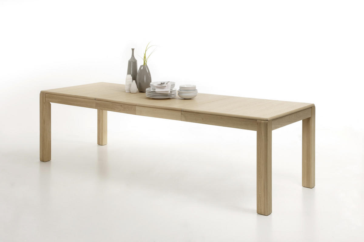 MATBORD i trä, trämaterial 160-260/90/77 cm   - ekfärgad, Design, trämaterial/trä (160-260/90/77cm) - Livetastic