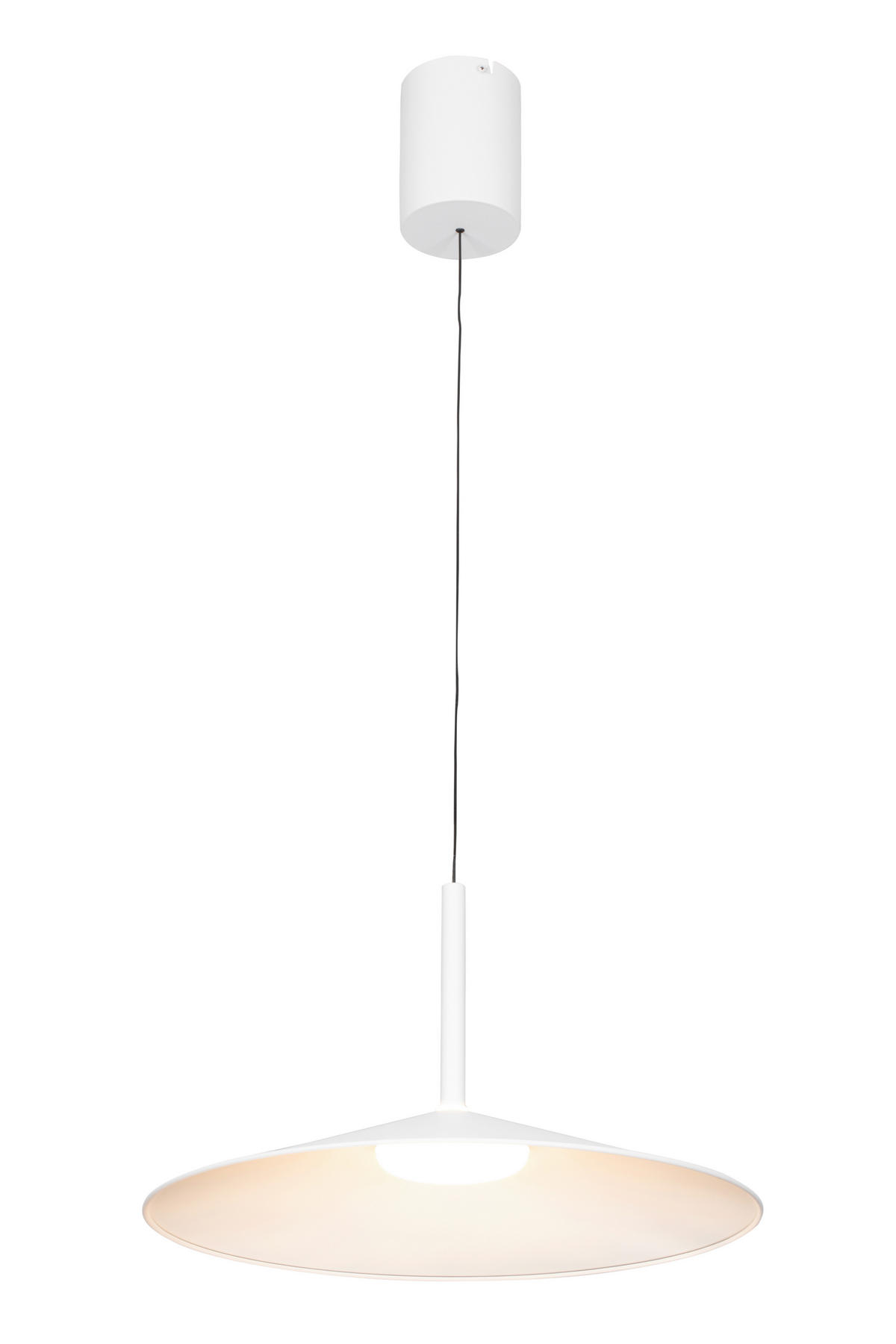 LED-HÄNGELEUCHTE 48/150 cm  - Weiß, LIFESTYLE, Metall (48/150cm) - Novel