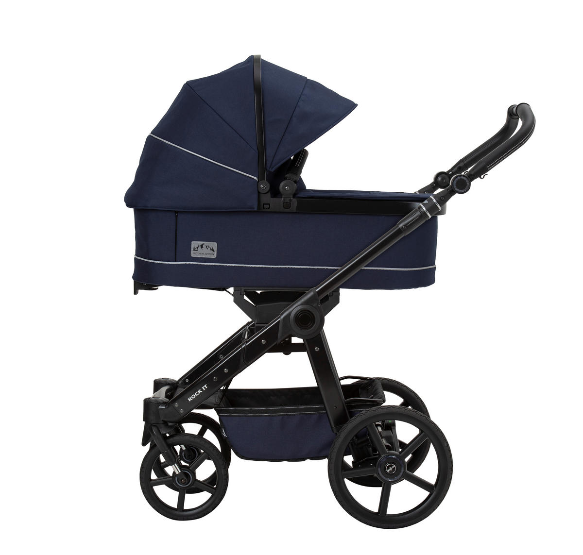 KINDERWAGENSET Outdoor Activity  - Dunkelblau, Basics, Textil (58,5/115/102cm) - Hartan
