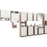 HÄNGESCHRANK - Chromfarben/Eichefarben, Design, Holzwerkstoff/Metall (60/70/33cm) - Xora HÄNGESCHRANK - Chromfarben/Eichefarben, Design, Holzwerkstoff/Metall (60/70/33cm) - Xora