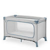 REISEBETT Dream N Play Plus Greige, Pastellblau  - Greige/Pastellblau, Basics, Kunststoff/Textil (65/76/125cm) - Hauck