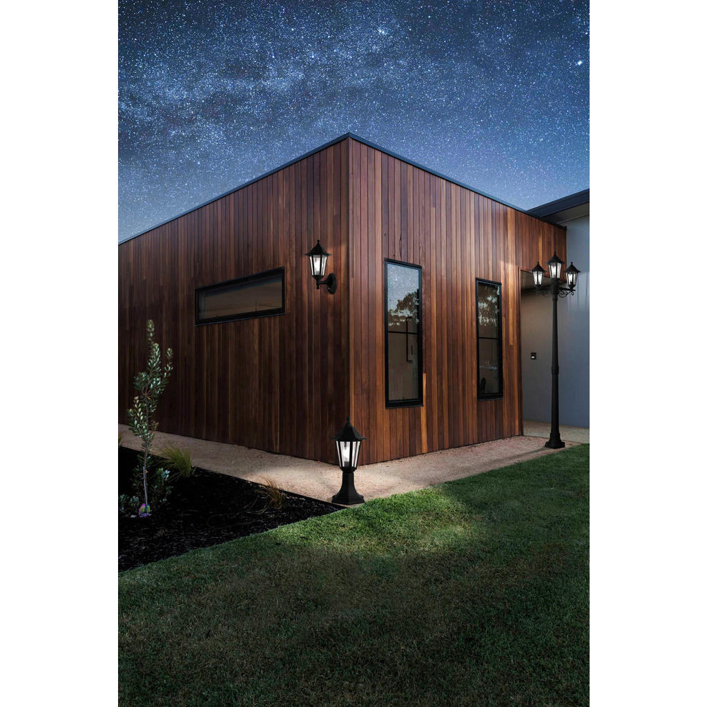 Thumbnail - AUßENWANDLEUCHTE, Schwarz, Kunststoff, Glas, rechteckig,rechteckig, 19.5 cm, Bewegungsmelder, Lampen & Leuchten, Außenbe...