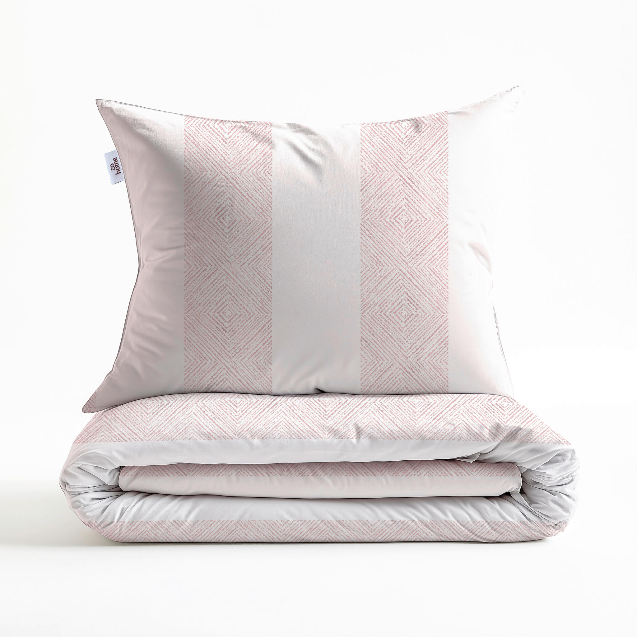BETTWÄSCHE Tratti-di-Satinado Makosatin 155/220 cm  - Rosa, Basics, Textil (155/220cm)