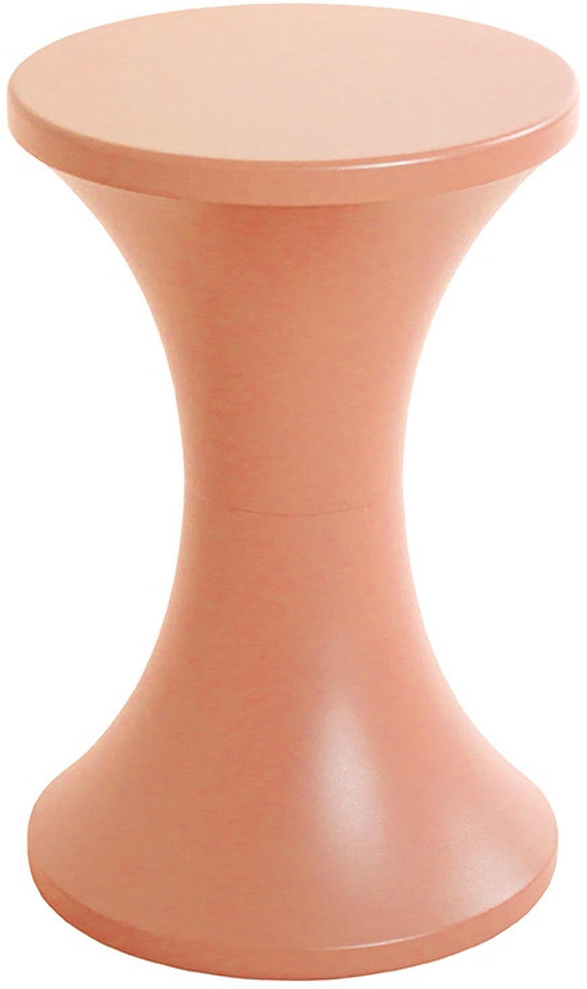 BEISTELLTISCH in Metall 32/32/49 cm  - Aprikose, Design, Metall (32/32/49cm)