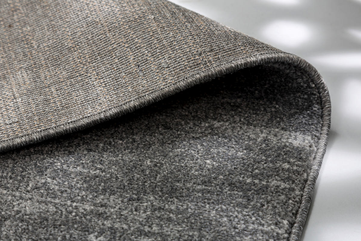 WEBTEPPICH 160/230 cm Balance Dunkelgrau  - Dunkelgrau, Basics, Textil (160/230cm) - Schöner Wohnen