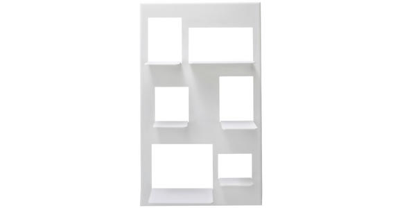 WANDREGAL  72/120/26,5 cm  - Weiß, Design, Metall (72/120/26,5cm) - Novel