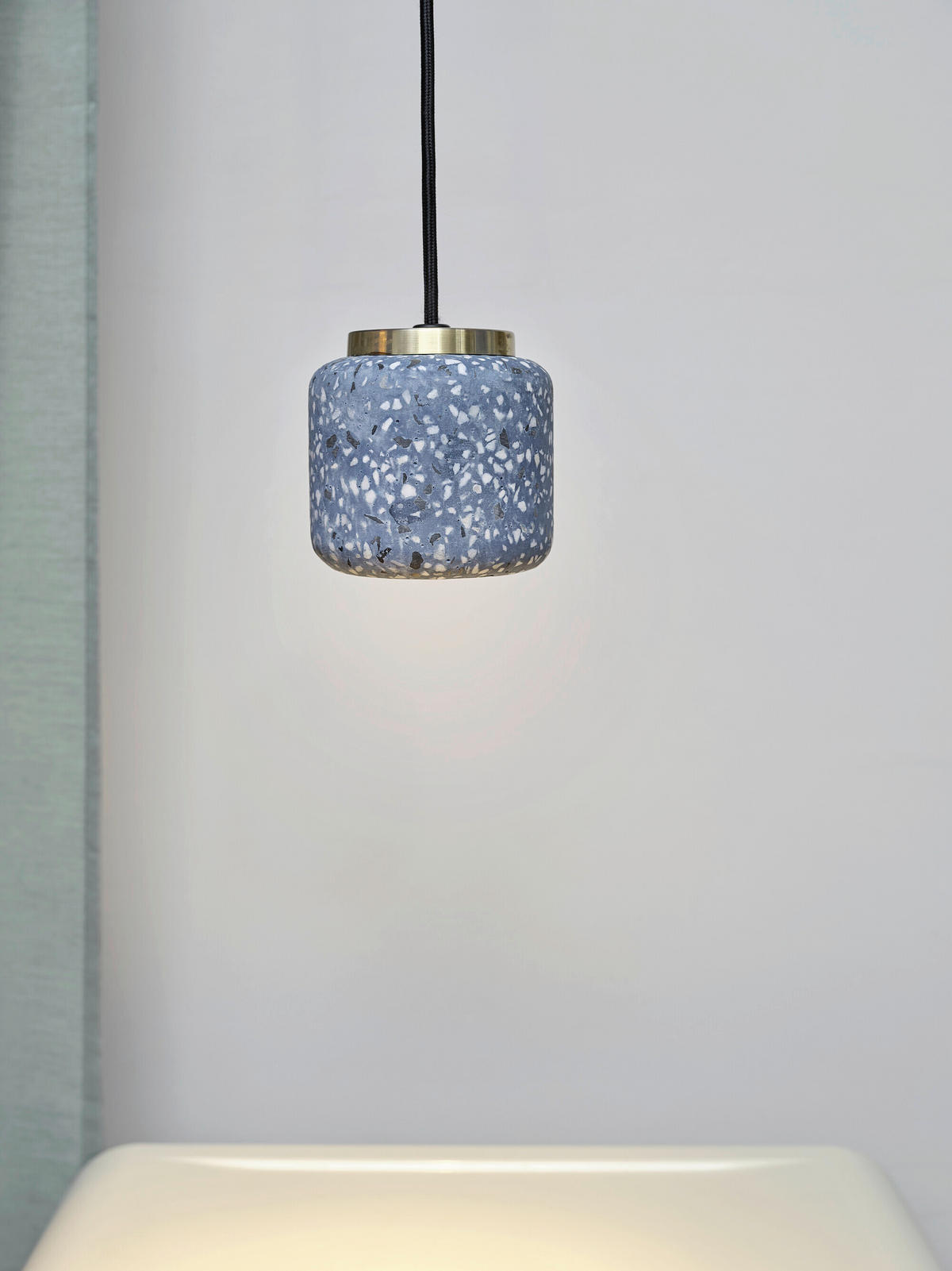 HÄNGELEUCHTE 10/150 cm  - Blau, Basics, Stein (10/150cm) - Osram