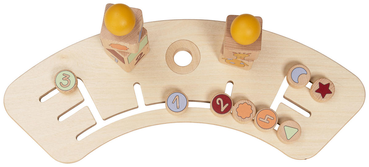 HOCHSTUHL ALPHA + Naturfarben  - Naturfarben, Basics, Holz (56/80/48cm) - Hauck