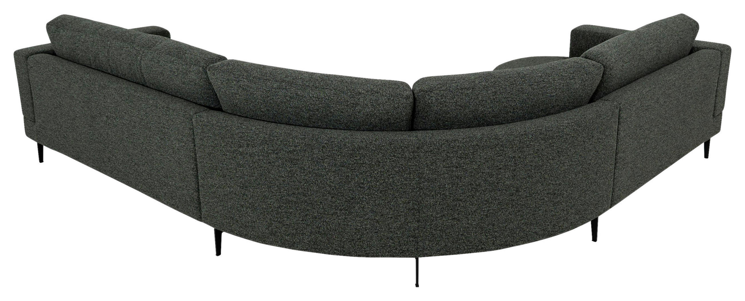 SOFFA i jacquard khaki  - khaki/svart, Klassisk, metall/trä (92/297cm) - Welnova