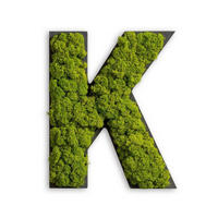 MOSSBILD Stylegreen  - grön/svart, Basics, trä/naturmaterial (26/20/4cm)
