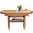 COUCHTISCH Wildeiche furniert Eichefarben - Eichefarben, KONVENTIONELL, Metall (125(165,5)/71/56-75cm) - Venda
