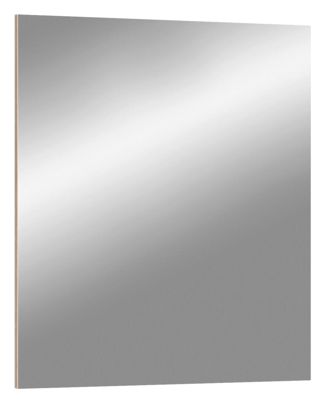BADEZIMMERSPIEGEL 60/70/3,2 cm  - Eichefarben/Silberfarben, KONVENTIONELL, Glas/Holzwerkstoff (60/70/3,2cm) - Sadena
