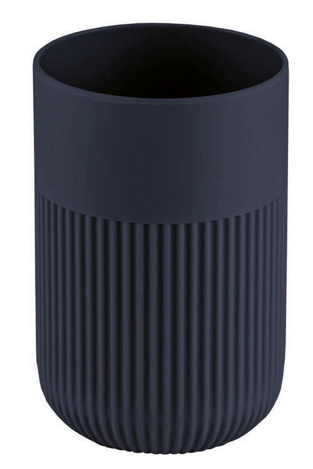 ZAHNPUTZBECHER Collection Classic 2025  - Dunkelblau, Basics, Kunststoff (7,2/10,6/7,2cm) - Kleine Wolke