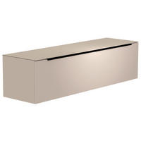LOWBOARD  in 160/41/45 cm  - Sandfarben/Schwarz, Design, Glas/Holzwerkstoff (160/41/45cm) - Moderano
