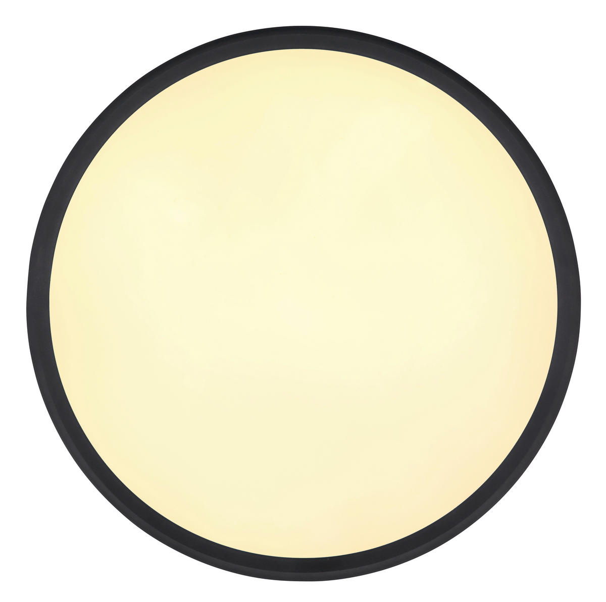 LED-TAKLAMPA 58 W  - opal/svart, Design, metall/plast (50/5cm) - Globo