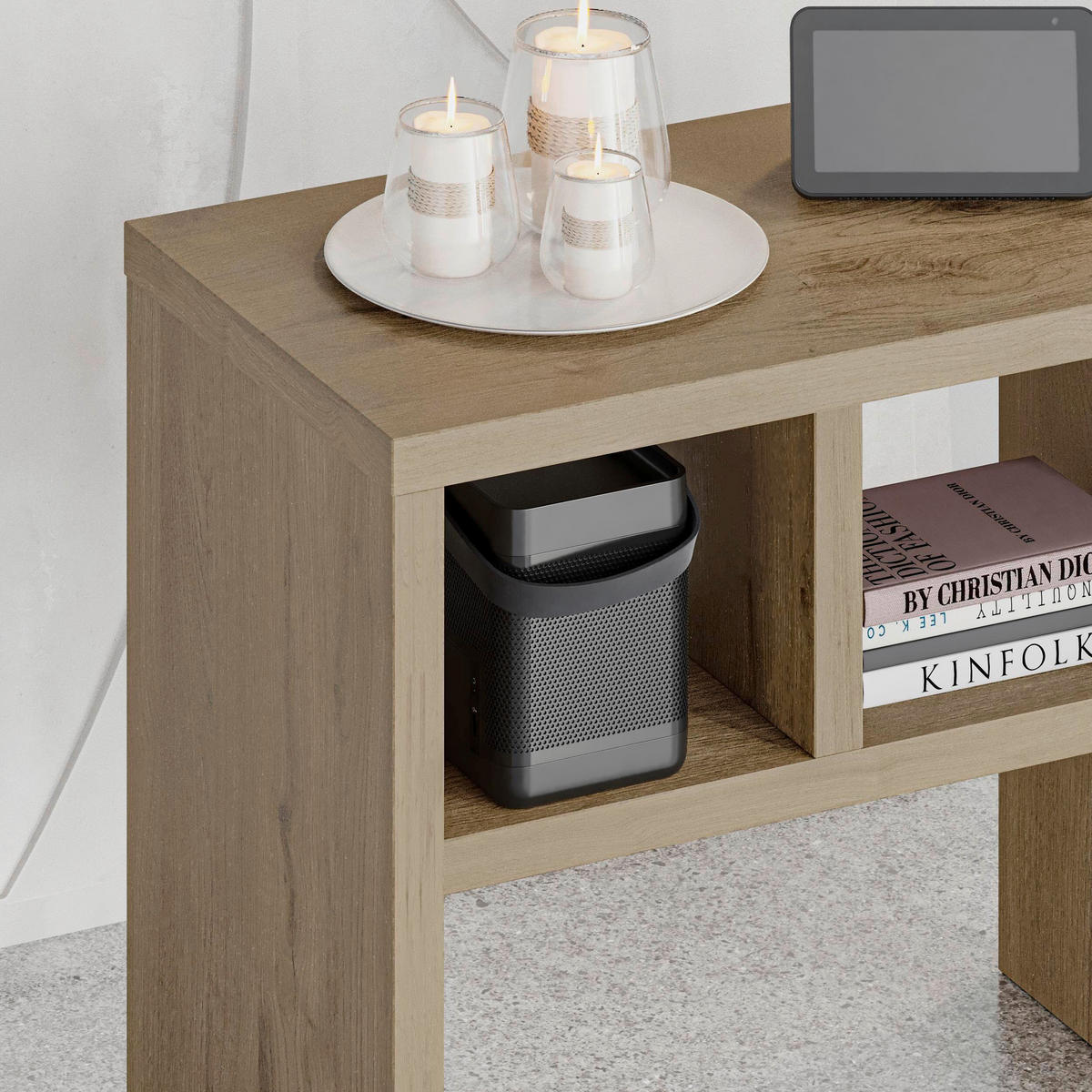 BEISTELLTISCH in Holzwerkstoff  - Sonoma Eiche, Design, Holzwerkstoff (50/45/29.5cm) - Livetastic